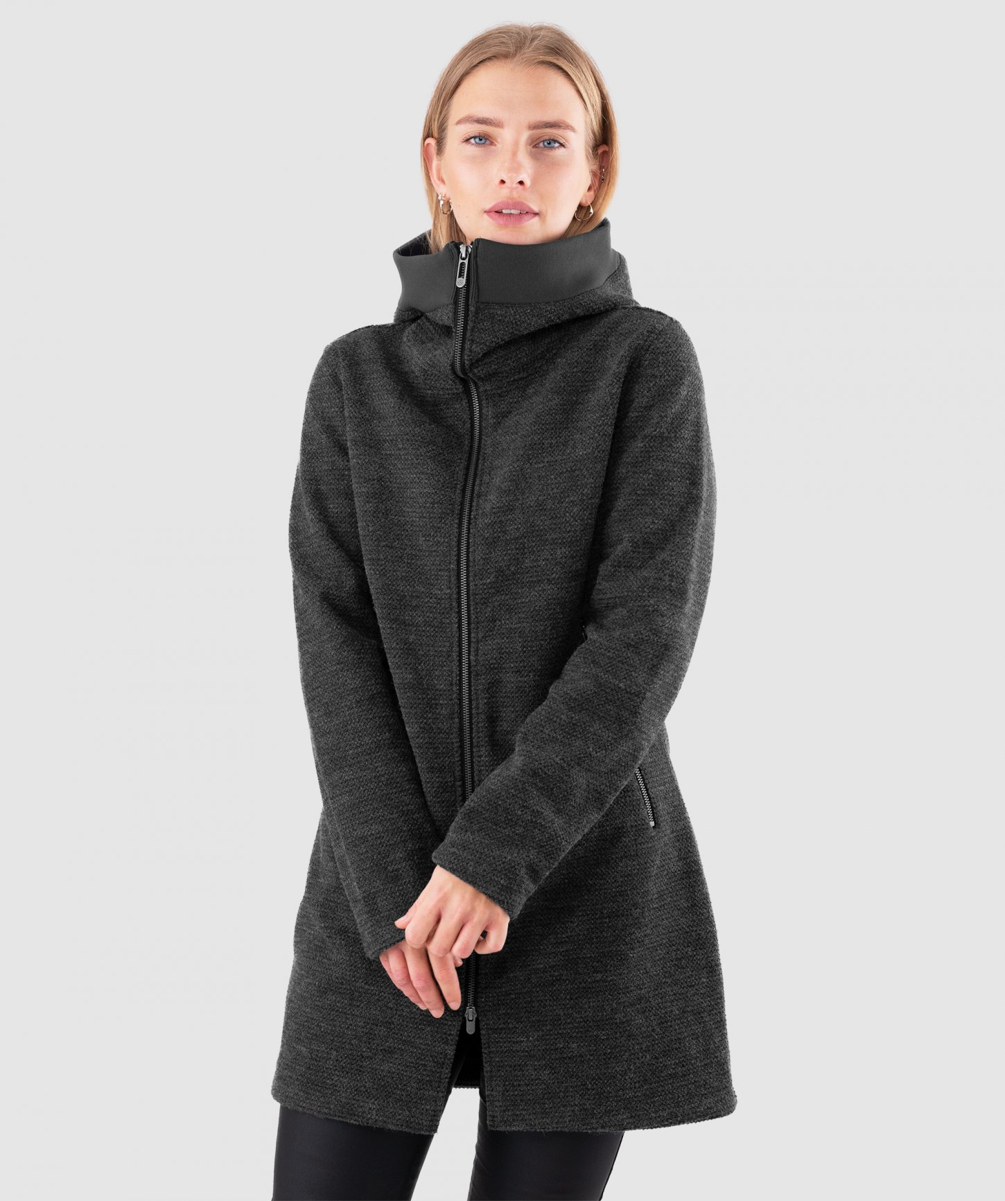 Woolshellový kabát Rajala  Dark