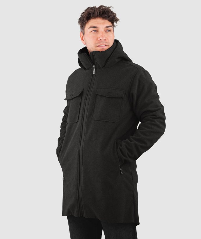 Softshellová parka Berga  Black Beauty