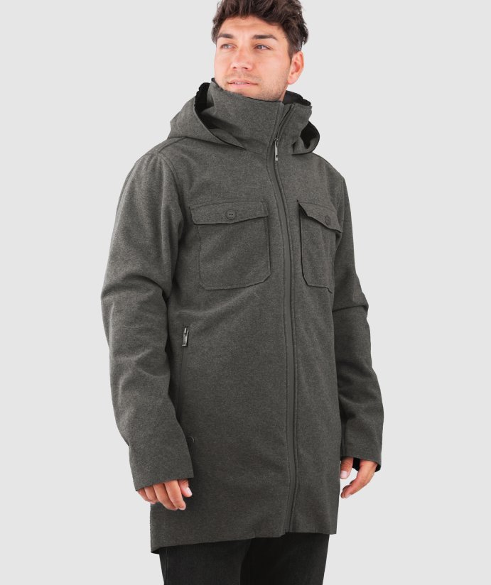 Softshellová parka Berga  Elephant Skin