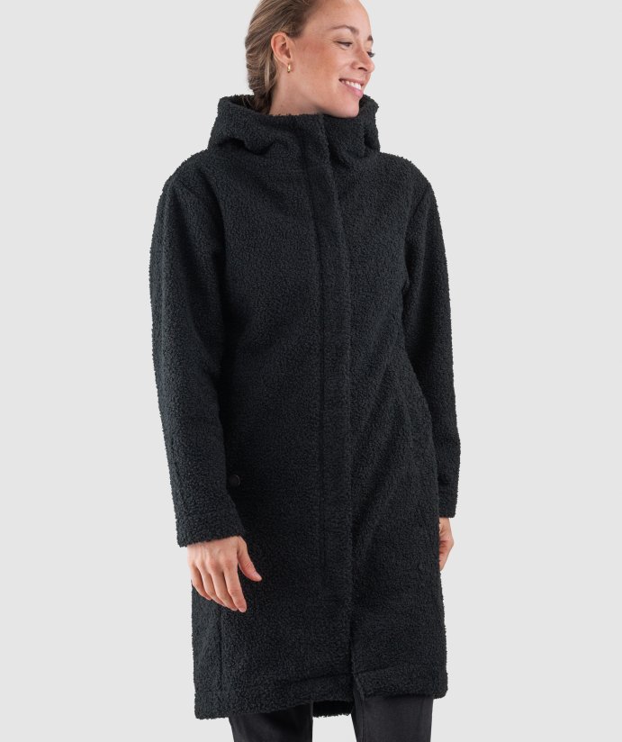 Woolshellový kabát Rojan  Black Beauty