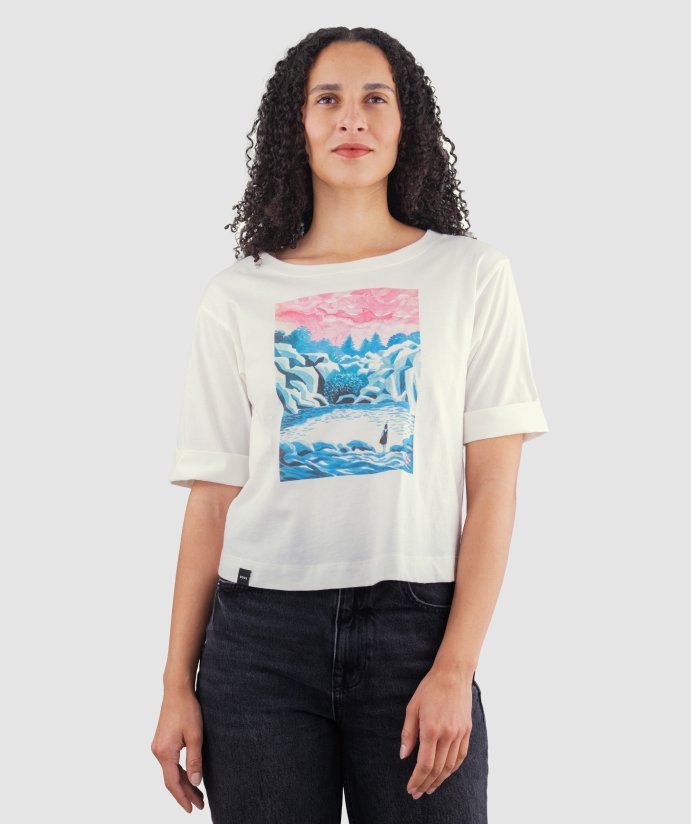 Tričko Rudé Nebe  Off White