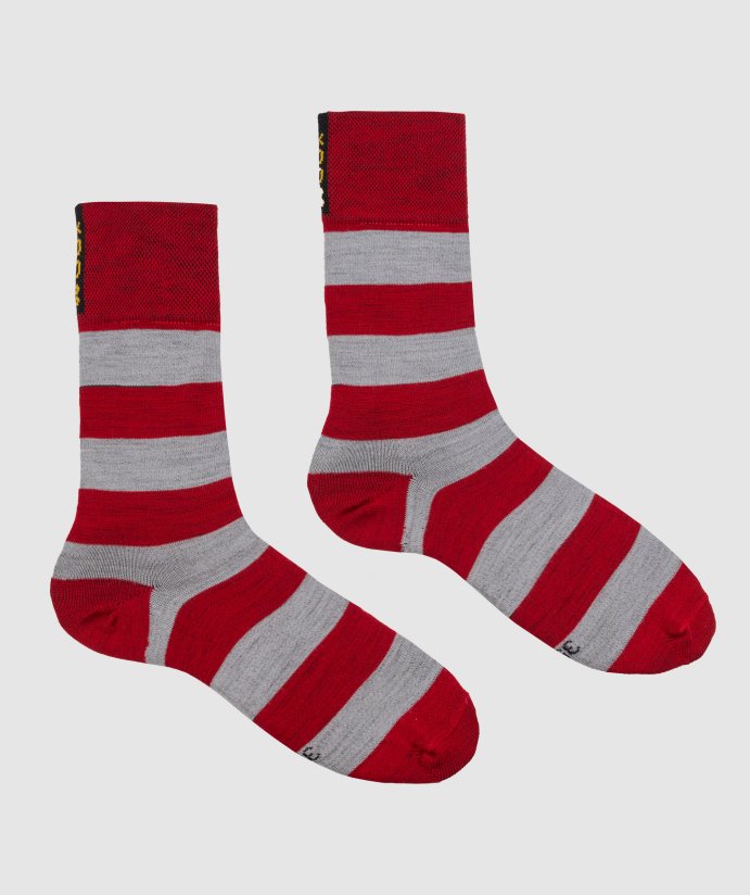 Merino ponožky Mandoto  Red