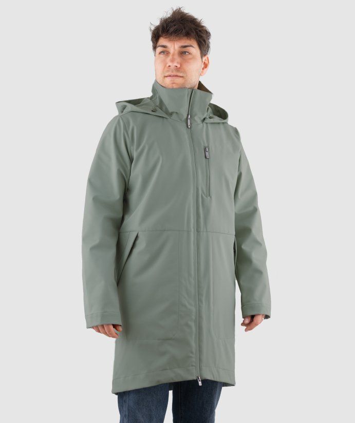 Softshellová parka Ede  Iceberg Green