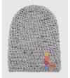 Čiapka Grey Button Beanie