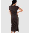 Šaty Amami  Chocolate Plum